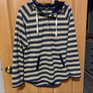 Eddie Bauer Quarter Snap Front Hoodie